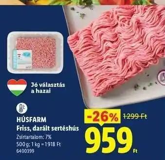 Lidl HÚSFARM ajánlat