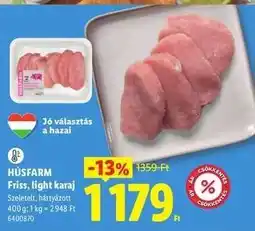 Lidl HÚSFARM Friss, light karaj ajánlat