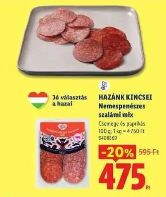 HAZÁNK KINCSEI Nemespenészes szalámi mix