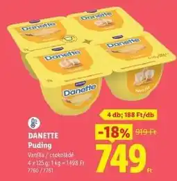 Lidl DANETTE Puding ajánlat