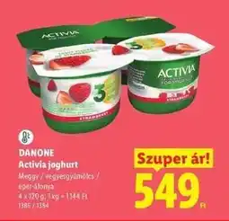 Lidl DANONE ACTIVIA Joghurt ajánlat