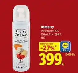 Lidl Habspray ajánlat