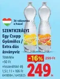 Lidl Szentkirályi ajánlat