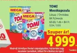 Lidl TOMI Mosókapszula ajánlat
