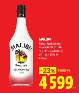 Lidl Malibu ajánlat