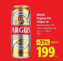 Lidl Argus ajánlat