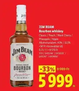 Lidl Jim Beam ajánlat