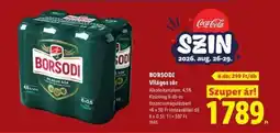Lidl BORSODI ajánlat