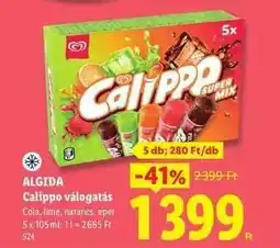 Lidl ALGIDA Calippo válogatás ajánlat