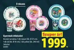 Lidl Gyermek étkészlet ajánlat