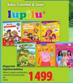 Lidl Kisgyermek foglalkoztatókönyv ajánlat