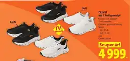 Lidl CRIVIT Női / férfi sportcipő ajánlat