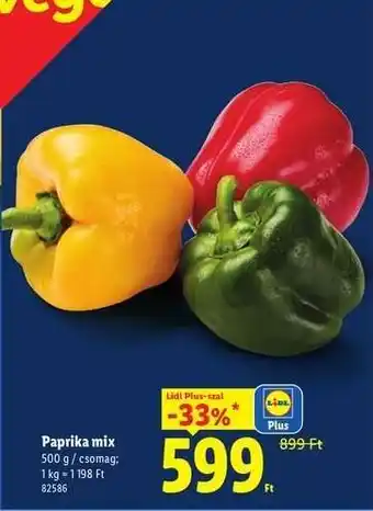 Lidl Paprika mix ajánlat