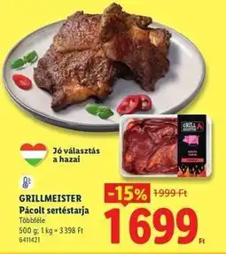Lidl GRILLMEISTER Pácolt sertéstarja ajánlat