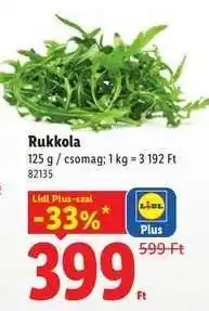 Lidl Rukkola ajánlat
