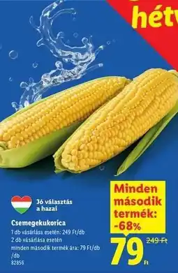 Lidl Csemegekukorica ajánlat
