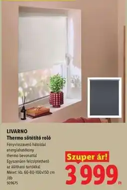 Lidl LIVARNO ajánlat