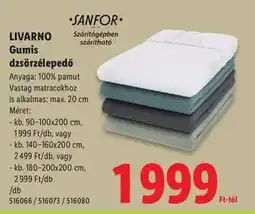 Lidl Livarno Gumis dzsörzélepedő ajánlat