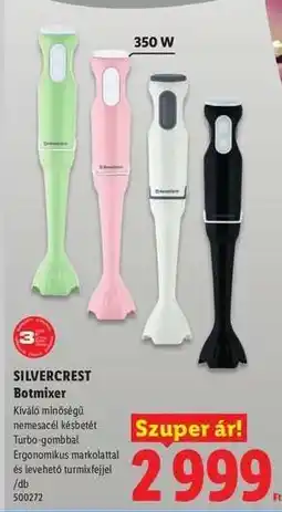Lidl SILVERCREST Botmixer ajánlat
