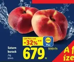 Lidl Saturn barack ajánlat