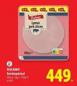 Lidl DULANO ajánlat
