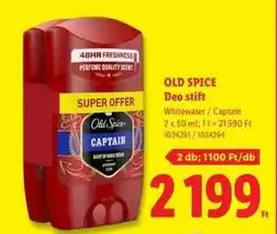 Lidl Old Spice Deo Stift ajánlat