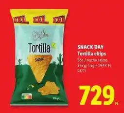 Lidl SNACK DAY Tortilla chips ajánlat