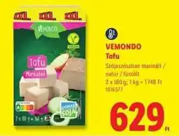 Lidl Vemondo Tofu ajánlat