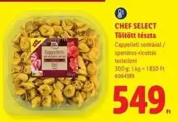 Lidl Chef Select Töltött tészta ajánlat