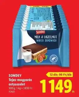 Lidl SONDEY ajánlat