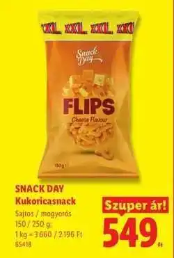 Lidl SNACK DAY Kukoricasnack ajánlat