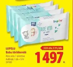 Lidl LUPILU Baba törlőkendő ajánlat