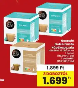 Interspar NESCAFE Dolce Gusto kávékapszula ajánlat