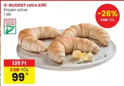 Interspar S-BUDGET retro kifli ajánlat