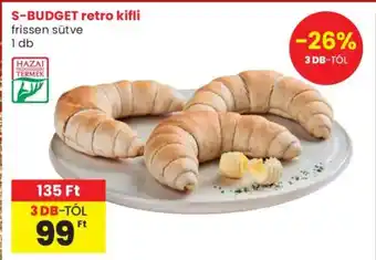 S-BUDGET retro kifli