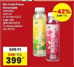 Interspar Rio Cold Press limonádé ajánlat