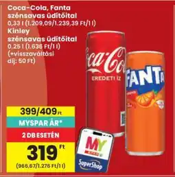 Interspar Coca-Cola, Fanta szénsavas üdítőital ajánlat