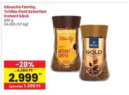 Interspar Eduscho Family, Tchibo Gold Selection instant kávé ajánlat
