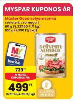 Interspar MASTER GOOD SELYEMSONKA ajánlat