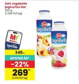 Interspar Zott Jogobella joghurtos ital ajánlat