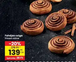 Interspar Fahéjas csiga ajánlat