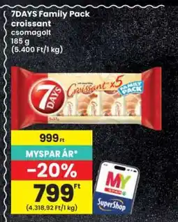 Interspar 7DAYS Family Pack croissant ajánlat