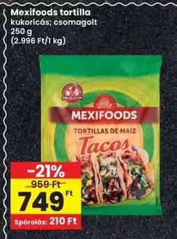 Interspar Mexifoods tortilla ajánlat