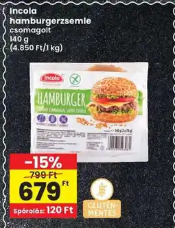 Interspar Incola hamburgerzsemle ajánlat