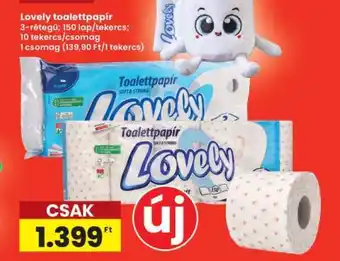 Interspar Lovely toalettpapír ajánlat