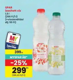 Interspar SPAR ízesített víz ajánlat