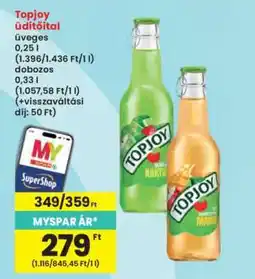 Interspar TopJoy Üdítőital ajánlat