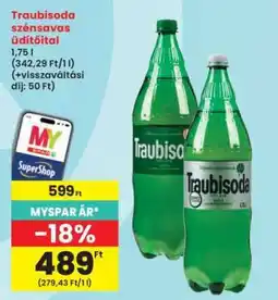 Interspar Traubisoda szénsavas üdítőital ajánlat