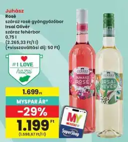 Interspar JUHÁSZ Rosé ajánlat