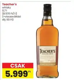 Interspar TEACHER'S ajánlat